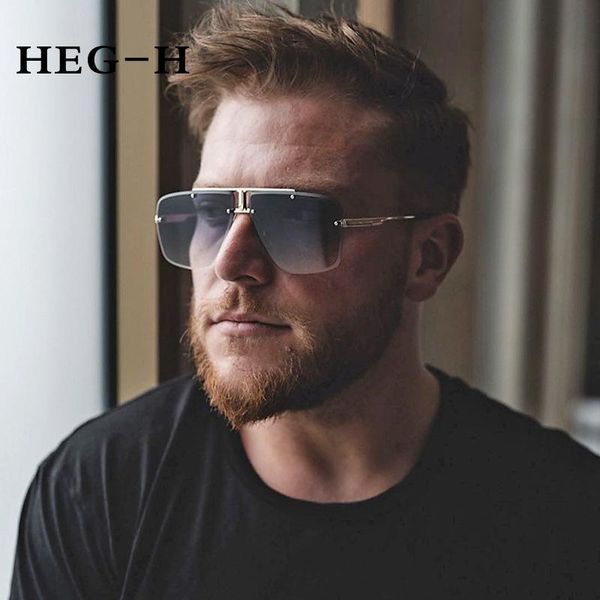 square gradient sunglasses men women 2021 trendy vintage brand design oversized rimless sun glasses for female eyewear uv400, White;black
square gradient sunglasses men women 2021 trendy vintage brand design oversized rimless sun glasses for female eyewear uv400, White;black