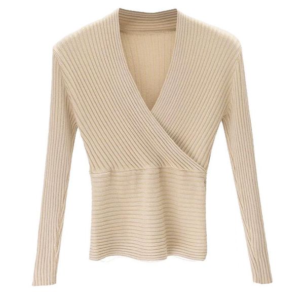 women's sweaters women deep v neck sweater female slim fit knitwear elastic long sleeve soft solid color pullovers, White;black
women's sweaters women deep v neck sweater female slim fit knitwear elastic long sleeve soft solid color pullovers, White;black