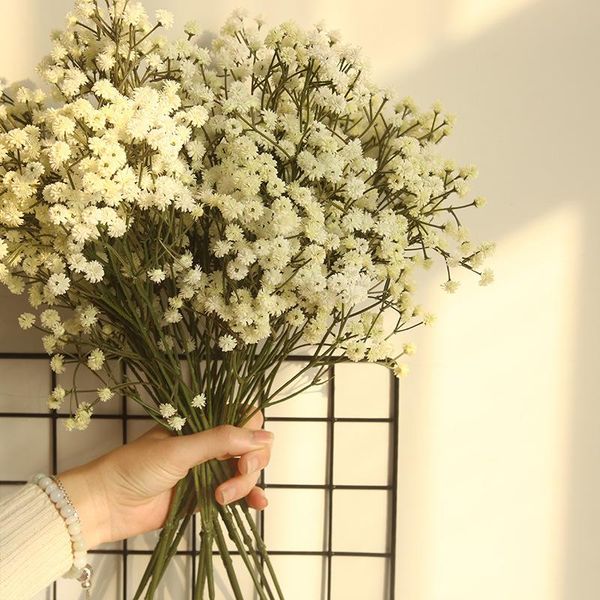 decorative flowers & wreaths diy white artificial flower branch baby's breath gypsophila fake silicone plant for wedding home el party
decorative flowers & wreaths diy white artificial flower branch baby's breath gypsophila fake silicone plant for wedding home el party
