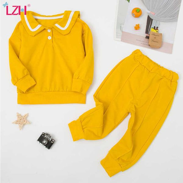 lzh childrens clothing set 2021 new fashion autumn winter kids baby girls clothes long sleeved casual sport suit 2pcs outfits p0831, White
lzh childrens clothing set 2021 new fashion autumn winter kids baby girls clothes long sleeved casual sport suit 2pcs outfits p0831, White