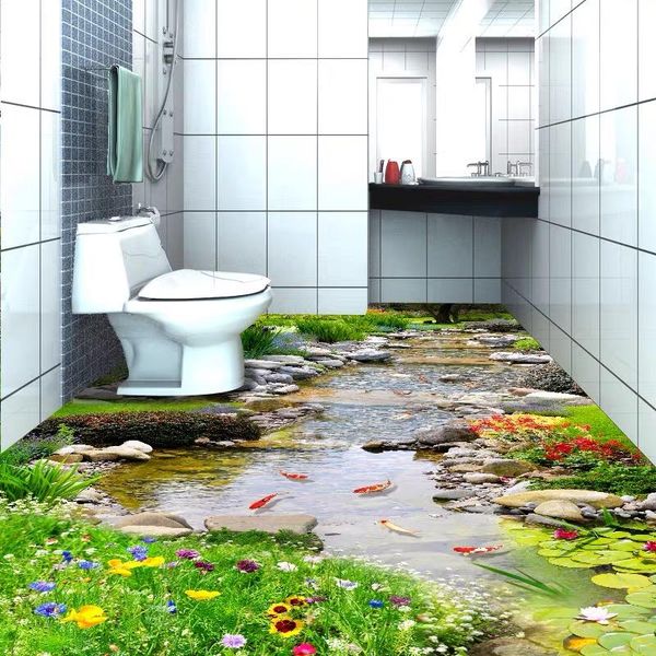 wallpapers large custom pvc self-adhesive po scenery wallpaper river flower fish 3d floor mural sticker for toilet washroom outdoor
wallpapers large custom pvc self-adhesive po scenery wallpaper river flower fish 3d floor mural sticker for toilet washroom outdoor