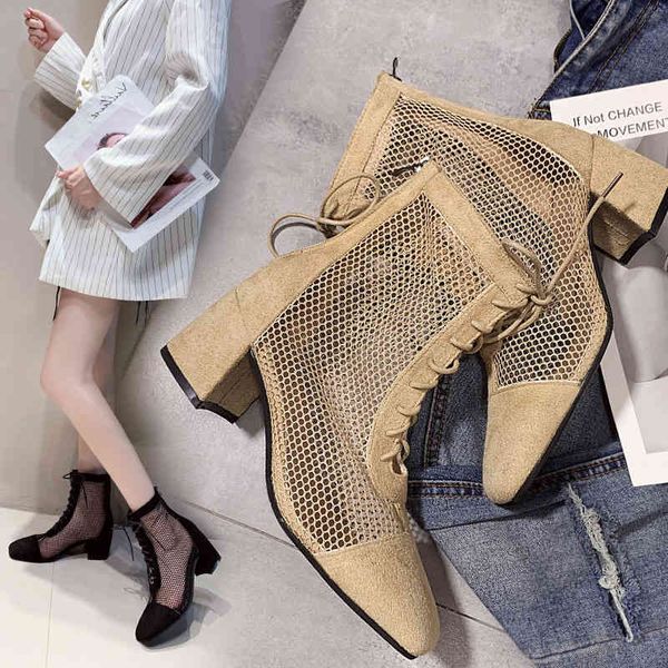 fashion sandals high heel martin boots summer and spring hollow net thick short tube cool women, Black
fashion sandals high heel martin boots summer and spring hollow net thick short tube cool women, Black