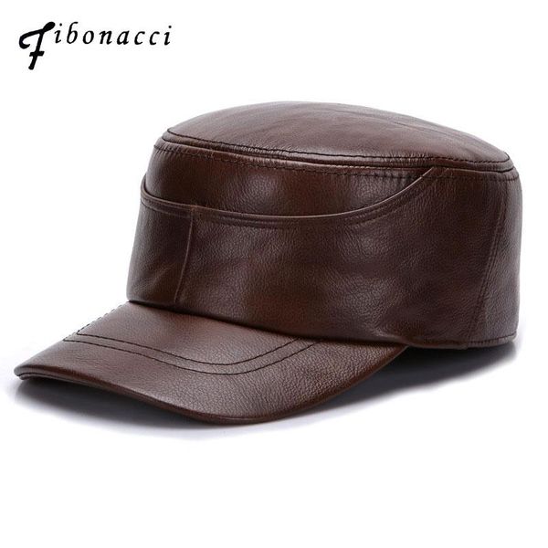 fibonacci brand quality cowhide genuine leather military cap fashion men's flat hats for men wide brim, Blue;gray
fibonacci brand quality cowhide genuine leather military cap fashion men's flat hats for men wide brim, Blue;gray