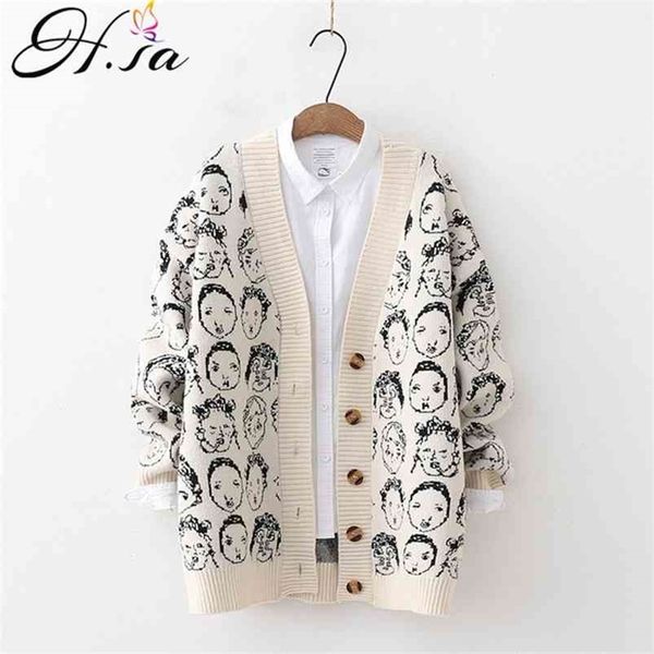 women sweater and cardigans long cashmere knitted jacket chic oversized thick warm female clothes girl 210430, White
women sweater and cardigans long cashmere knitted jacket chic oversized thick warm female clothes girl 210430, White