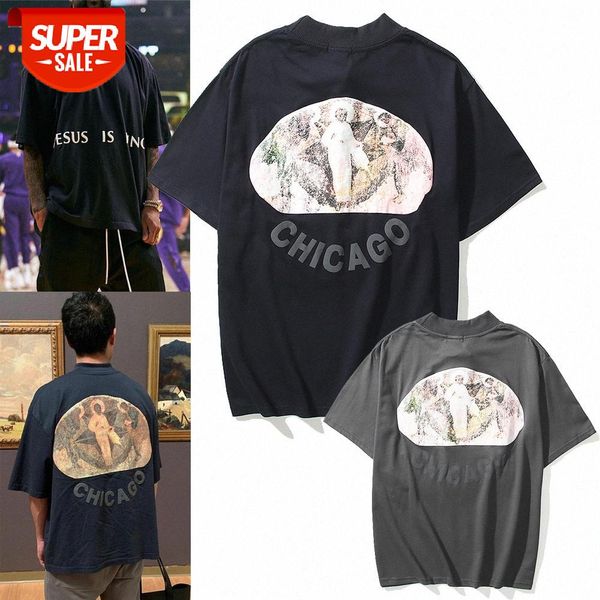 bibo kanye oil painting half collar cotton short sleeve t-shirt hip hop loose #0s6p, White;black
bibo kanye oil painting half collar cotton short sleeve t-shirt hip hop loose #0s6p, White;black