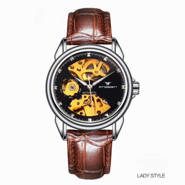 wristwatches fashion automatic watches for women luxury gold steel belt living waterproof wristwatch female clock mechanical ladies watch, Slivery;brown
wristwatches fashion automatic watches for women luxury gold steel belt living waterproof wristwatch female clock mechanical ladies watch, Slivery;brown