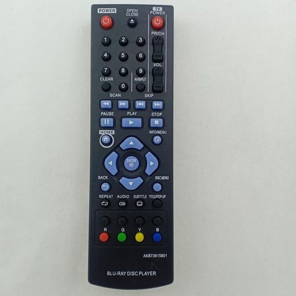 remote controlers control for lg -ray dvd player akb73615801