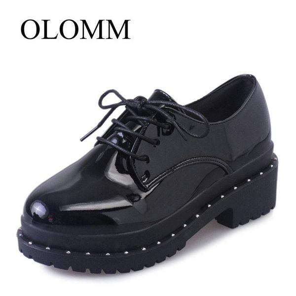 women's high heels with fashion rivets patent leather casual ladies shoes ll-59 dress, Black
women's high heels with fashion rivets patent leather casual ladies shoes ll-59 dress, Black