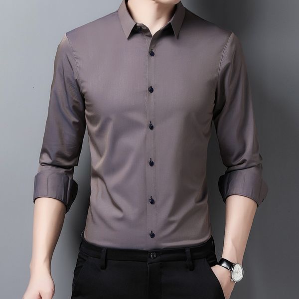 2021 spring and autumn men's long sleeved thin busins casual middle-aged dad loose non iron shirt, Black
2021 spring and autumn men's long sleeved thin busins casual middle-aged dad loose non iron shirt, Black