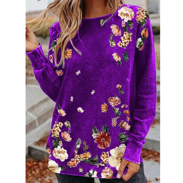 women's blouses & shirts elegant ladies pullover casual o neck loose blouse harajuku spring autumn vintage floral print blusas 2xl, White
women's blouses & shirts elegant ladies pullover casual o neck loose blouse harajuku spring autumn vintage floral print blusas 2xl, White