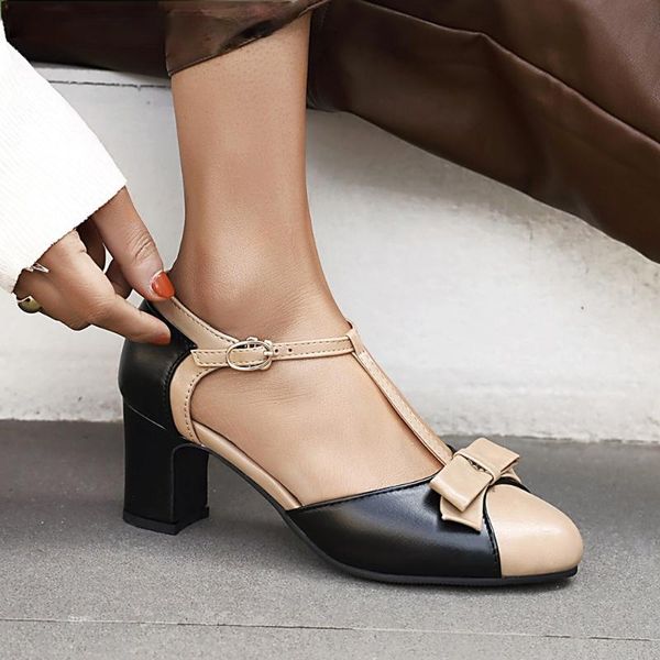 dress shoes retro t-strap mary janes women sweet bow high heel girl woman summer ankle strap lolita round toe casual pumps 40, Black
dress shoes retro t-strap mary janes women sweet bow high heel girl woman summer ankle strap lolita round toe casual pumps 40, Black
