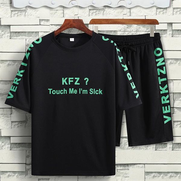 men's tracksuits summer breathable men sets thin print simple korean style polyester t-shirt 2 piece set design ropa hombre mens tracks, Gray
men's tracksuits summer breathable men sets thin print simple korean style polyester t-shirt 2 piece set design ropa hombre mens tracks, Gray