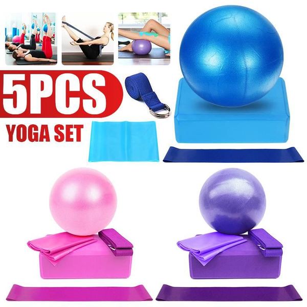 5pcs yoga equipment set ball blocks stretching strap resistance loop band exercise gym body fitness pilates training balls
5pcs yoga equipment set ball blocks stretching strap resistance loop band exercise gym body fitness pilates training balls