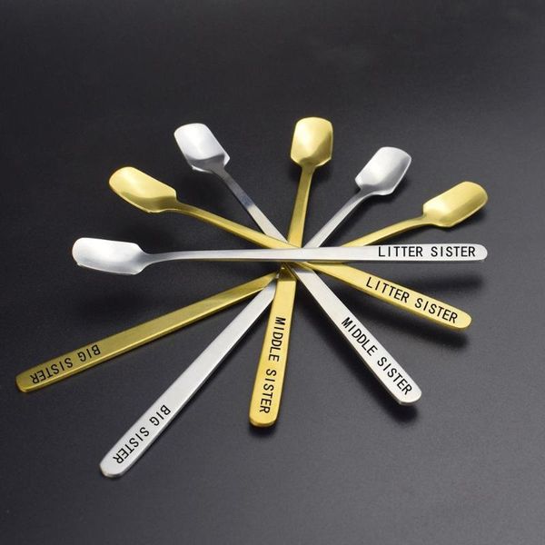 stainless steel gift spoon little middle big sisters friendship sign women cute square long handle coffee ice cream spoons
stainless steel gift spoon little middle big sisters friendship sign women cute square long handle coffee ice cream spoons