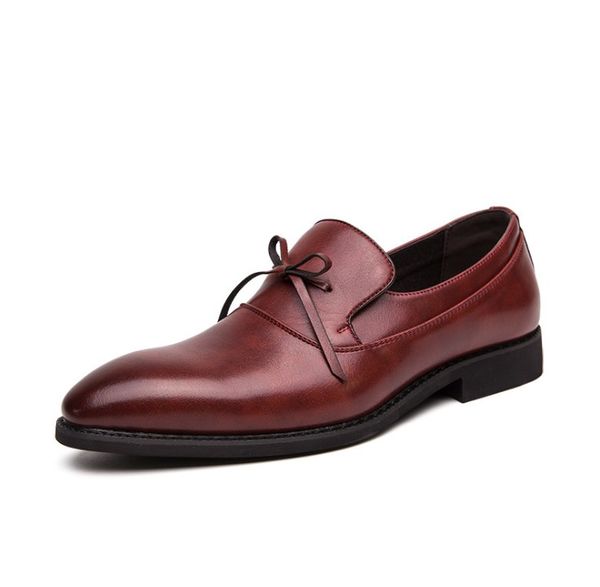 men's slip on split leather pointed black brown toe men shoes business wedding oxfords formal shoe for male 48
men's slip on split leather pointed black brown toe men shoes business wedding oxfords formal shoe for male 48
