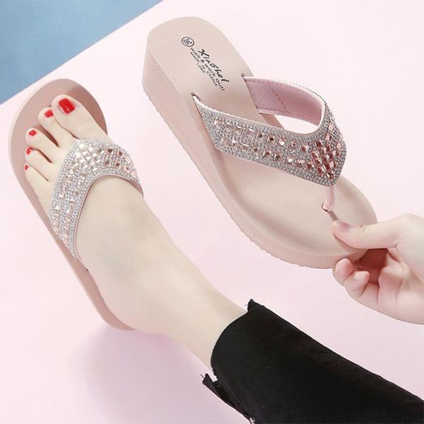 sandals women's 2021summer eva thick high heel wedges slippers fashion female beach causal diamond claquette femme, Black
sandals women's 2021summer eva thick high heel wedges slippers fashion female beach causal diamond claquette femme, Black