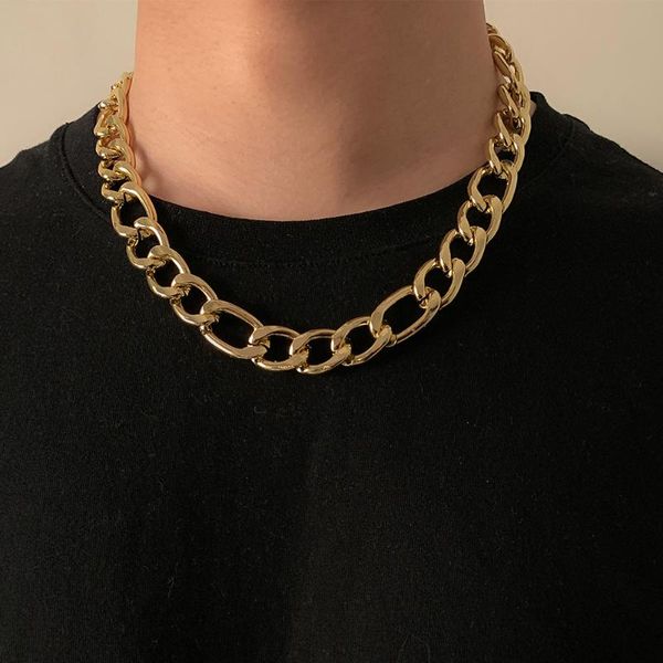 chains trendy homme neck chunky chain necklace hip hop punk gothic charm choker necklaces for women men friends couple jewelry 2021, Silver
chains trendy homme neck chunky chain necklace hip hop punk gothic charm choker necklaces for women men friends couple jewelry 2021, Silver