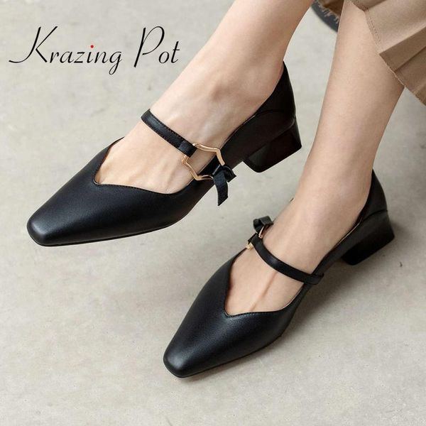 dress shoes krazing pot 2021 est genuine leather square toe med heel classic colors gladiator young lady daily wear cozy women pumps l80, Black
dress shoes krazing pot 2021 est genuine leather square toe med heel classic colors gladiator young lady daily wear cozy women pumps l80, Black