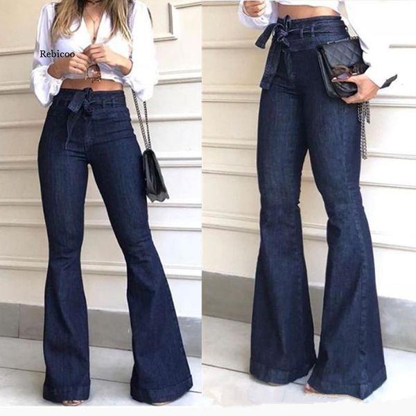 women's jeans summer autumn high waist denim flare pants blue long street style ladies flared trousers bell bottom
women's jeans summer autumn high waist denim flare pants blue long street style ladies flared trousers bell bottom