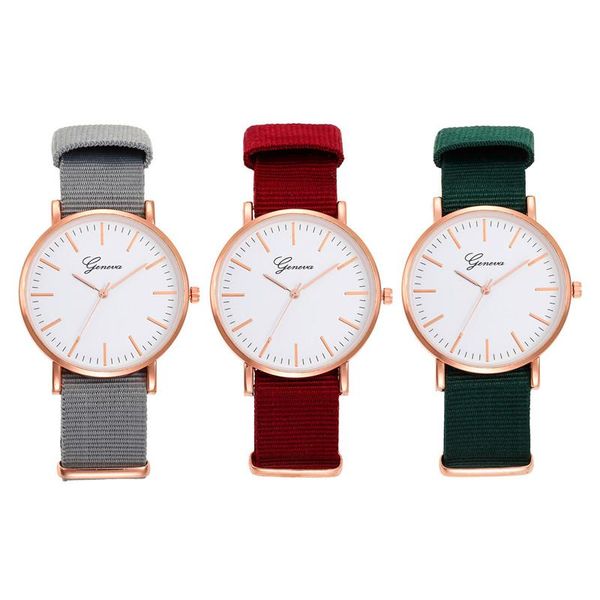 wristwatches the geneva canvas strap simple quartz watch for ladies nylon ultra-thin dial women, Slivery;brown
wristwatches the geneva canvas strap simple quartz watch for ladies nylon ultra-thin dial women, Slivery;brown
