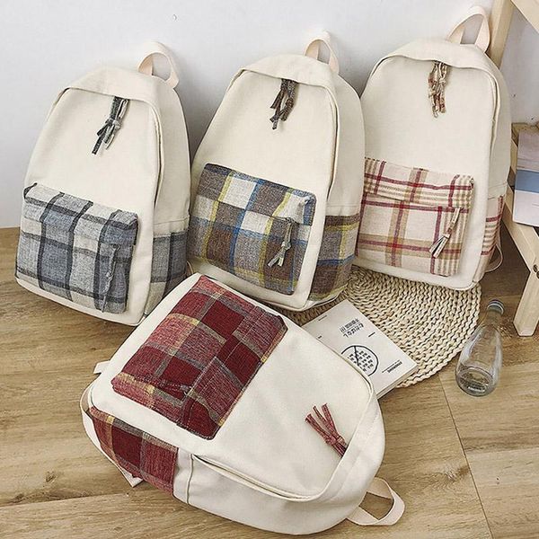 school bags fashion plaid for teenager girls boys schoolbag bagpack canvas backpacks kids child bag travel
school bags fashion plaid for teenager girls boys schoolbag bagpack canvas backpacks kids child bag travel
