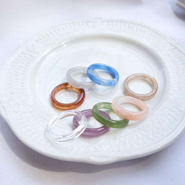 10pcs inner size16mm korea transparent resin ring cute finger rings for women girls jewelry 2021 winter cluster, Golden;silver
10pcs inner size16mm korea transparent resin ring cute finger rings for women girls jewelry 2021 winter cluster, Golden;silver