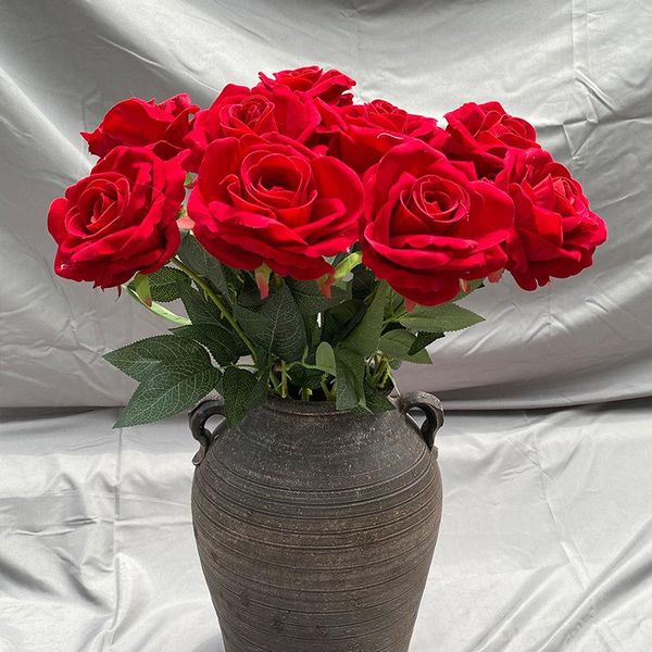 decorative flowers & wreaths artificial flower single rose bouquet wedding holiday gift diy home decoration
decorative flowers & wreaths artificial flower single rose bouquet wedding holiday gift diy home decoration
