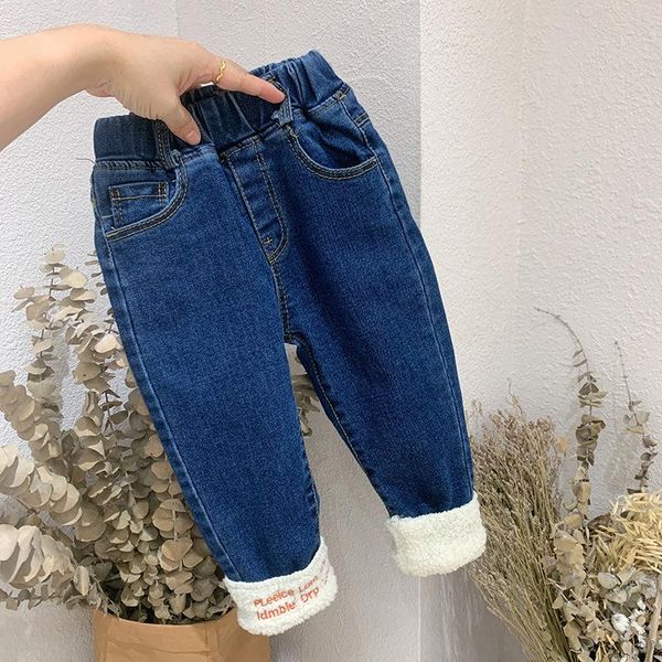 winter arrival girls fashion warm pants kids thick denim trousers jeans, Blue
winter arrival girls fashion warm pants kids thick denim trousers jeans, Blue