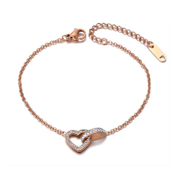 link, chain stainless steel love heart cz crystal charm bracelets for women girls bohemia & link bracelet jewelry b19143, Black
link, chain stainless steel love heart cz crystal charm bracelets for women girls bohemia & link bracelet jewelry b19143, Black
