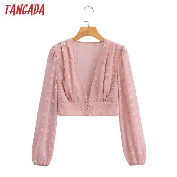 tangada women retro dot emboridery crop shirt long sleeve chic female short blouse shirt 1f08 210609, White
tangada women retro dot emboridery crop shirt long sleeve chic female short blouse shirt 1f08 210609, White