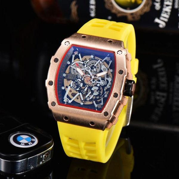 wristwatches casual sport watches for men mechanical wristwatch man's clock fashion chronograph silicone band 2021, Slivery;brown
wristwatches casual sport watches for men mechanical wristwatch man's clock fashion chronograph silicone band 2021, Slivery;brown