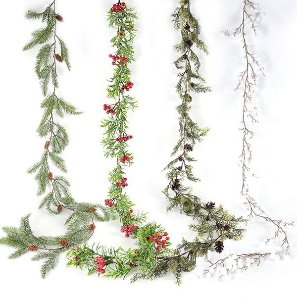 decorative flowers & wreaths 1.5m artificial pinecone berries garland christmas decoration vine xmas wreath fake plant hanging rattan for we
decorative flowers & wreaths 1.5m artificial pinecone berries garland christmas decoration vine xmas wreath fake plant hanging rattan for we