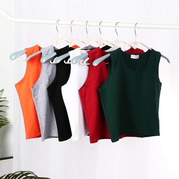 yoga outfit 1 pcs women round neck pure color patchwork sleeveless crop camisole sports tank casual summer ladies slim vest
yoga outfit 1 pcs women round neck pure color patchwork sleeveless crop camisole sports tank casual summer ladies slim vest