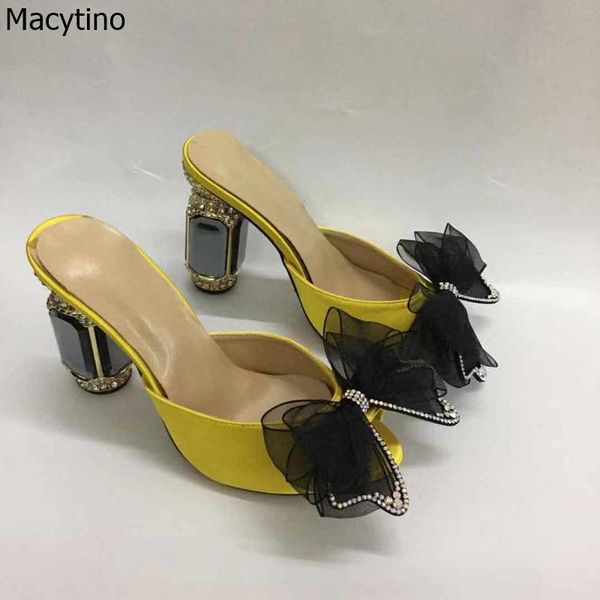 dress shoes slippers women sweet bowtie crystal woman satin open toe outdoor female 10cm yellow summer sandals, Black
dress shoes slippers women sweet bowtie crystal woman satin open toe outdoor female 10cm yellow summer sandals, Black