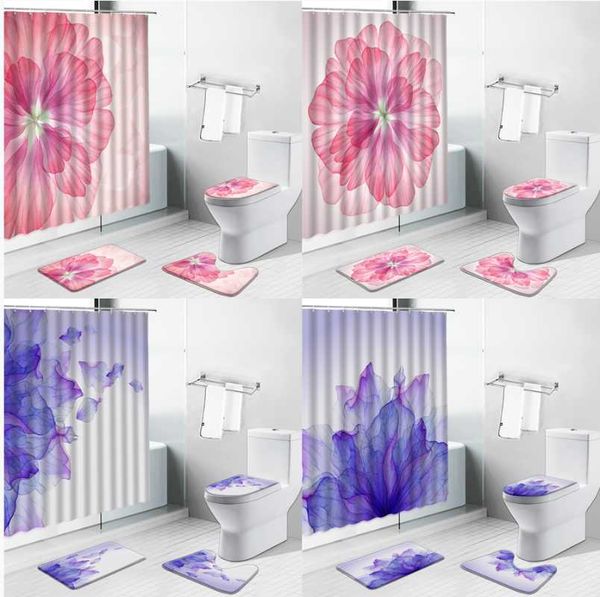 shower curtains pink purple flowers curtain modern art floral scenery bathroom set flannel non-slip carpet mat toilet cover rugs
shower curtains pink purple flowers curtain modern art floral scenery bathroom set flannel non-slip carpet mat toilet cover rugs
