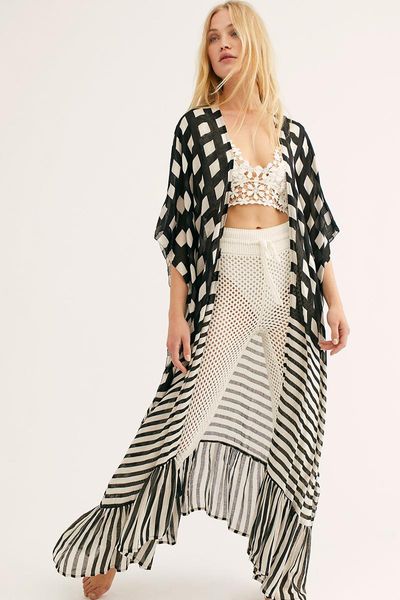 women's swimwear 2021 bohemian striped cover-ups summer beach dress tunic women beachwear swimsuit cover up, White;black
women's swimwear 2021 bohemian striped cover-ups summer beach dress tunic women beachwear swimsuit cover up, White;black