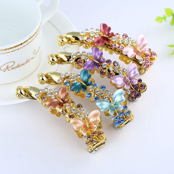 hair clips & barrettes luxury korean fashion women hairpins cute rhinestone butterfly metal female grips party jewelry, Golden;silver
hair clips & barrettes luxury korean fashion women hairpins cute rhinestone butterfly metal female grips party jewelry, Golden;silver