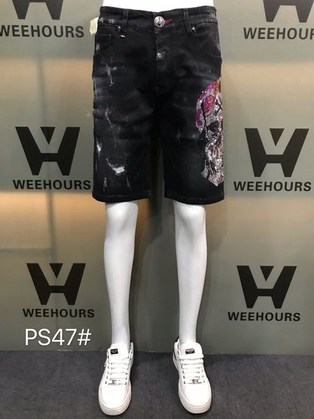 men's and women's casual hip-hop jeans currently designer luxury pants ps47-48, Blue
men's and women's casual hip-hop jeans currently designer luxury pants ps47-48, Blue