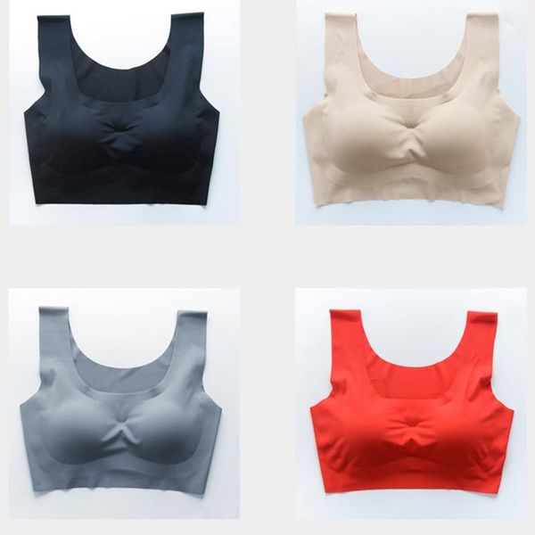 bras 1pc latex seamless bra push up bralette underwear for women comfortable women's activity wireless, Red;black
bras 1pc latex seamless bra push up bralette underwear for women comfortable women's activity wireless, Red;black