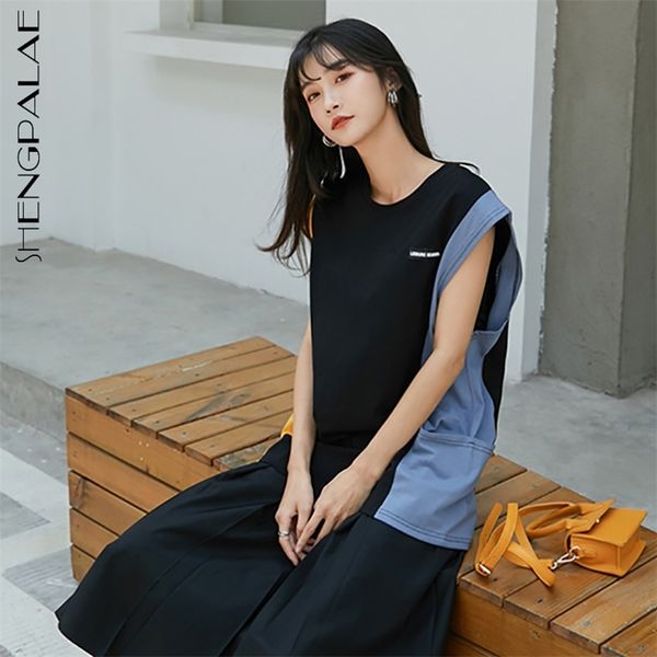 comtrast color womne's summer round neck loose thin spliced short sleeve pocket t-shirt female 5c764 210427, White
comtrast color womne's summer round neck loose thin spliced short sleeve pocket t-shirt female 5c764 210427, White