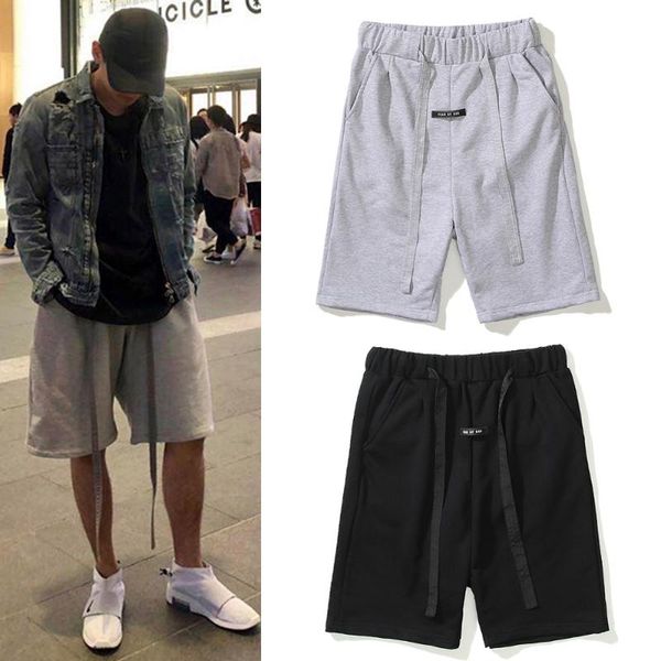 men's shorts f0g high street samurai sports black streamer loose summer style quality for man and women, White;black
men's shorts f0g high street samurai sports black streamer loose summer style quality for man and women, White;black
