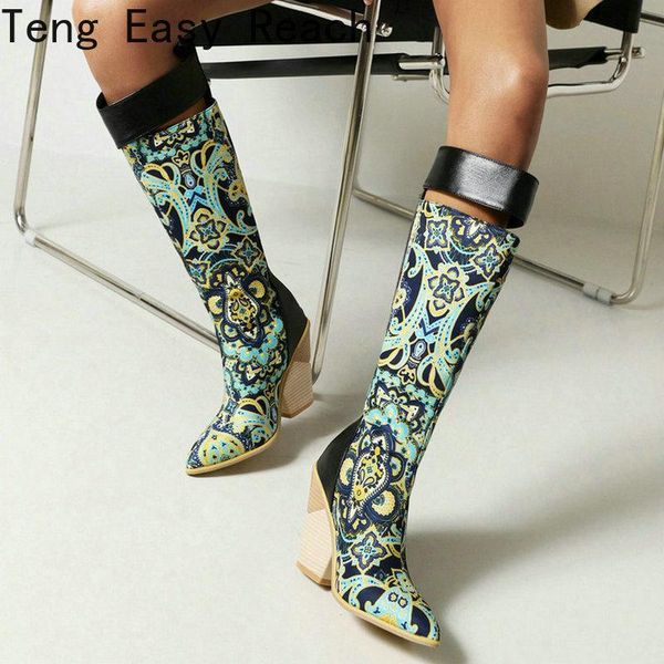 boots 2021 women knee high fashion pointed toe wedges heel ladies calf pu leather mixed color zipper women's, Black
boots 2021 women knee high fashion pointed toe wedges heel ladies calf pu leather mixed color zipper women's, Black