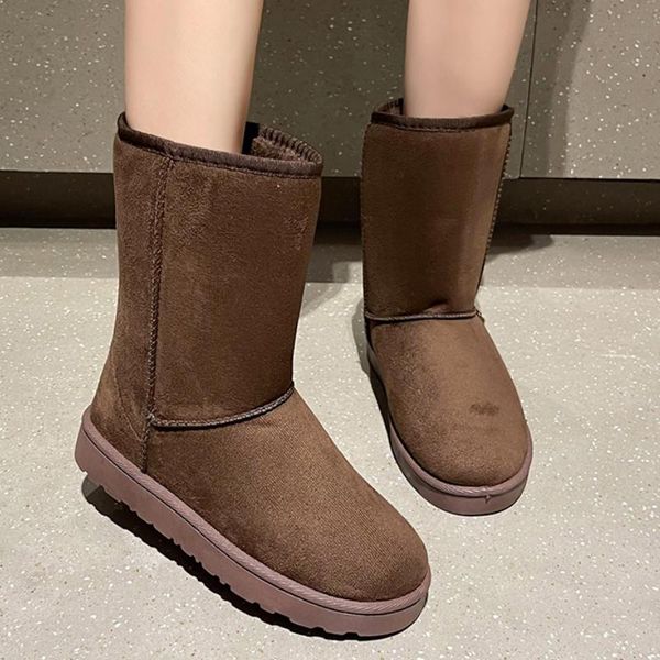 boots lucyever keep warm snow for women slip-on thicken plush mid calf woman flock non-slip cotton winter shoes, Black
boots lucyever keep warm snow for women slip-on thicken plush mid calf woman flock non-slip cotton winter shoes, Black