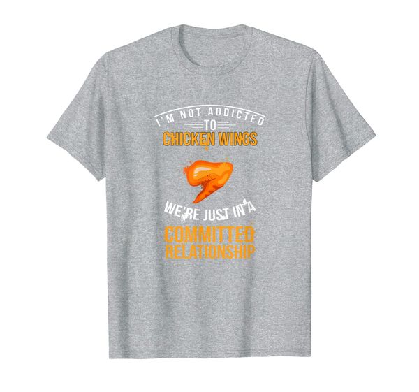 cool funny addicted chicken wings committed relationship t-shirt, White;black
cool funny addicted chicken wings committed relationship t-shirt, White;black