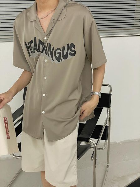 men's casual shirts korean style hong kong shirt ins summer loose and breathable design niche short-sleeved, White;black
men's casual shirts korean style hong kong shirt ins summer loose and breathable design niche short-sleeved, White;black