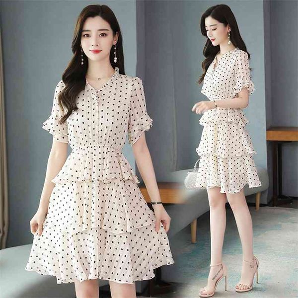 sweet dot chiffon cake dresses summer vintage 3xl plus size midi sundress women elegant bodycon party vestidos 210528, Black;gray
sweet dot chiffon cake dresses summer vintage 3xl plus size midi sundress women elegant bodycon party vestidos 210528, Black;gray