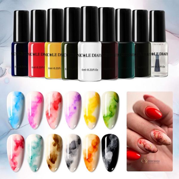 nail polish nicole diary 6ml watercolor ink color blossoming effect quick dry whiter clear varnish decoration
nail polish nicole diary 6ml watercolor ink color blossoming effect quick dry whiter clear varnish decoration