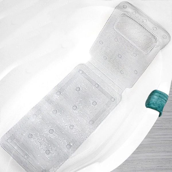 bath mats cushion with pillow full body tub non-slip spa bathtub mat mattress pad pvc foam breathable 3d mesh layers
bath mats cushion with pillow full body tub non-slip spa bathtub mat mattress pad pvc foam breathable 3d mesh layers