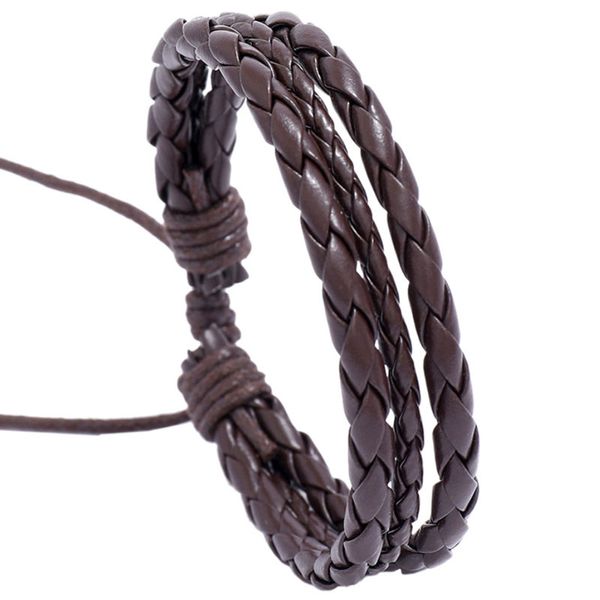 multilayer brown black color leather braided handmade adjustable charm bracelets for women men punk bangle jewelry, Golden;silver
multilayer brown black color leather braided handmade adjustable charm bracelets for women men punk bangle jewelry, Golden;silver