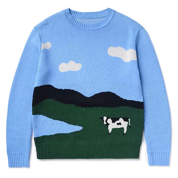 men's sweaters lacible hip hop male mesh sweater 2021 prairie cow standard streetwear harajuku loose cardigan pullover, White;black
men's sweaters lacible hip hop male mesh sweater 2021 prairie cow standard streetwear harajuku loose cardigan pullover, White;black